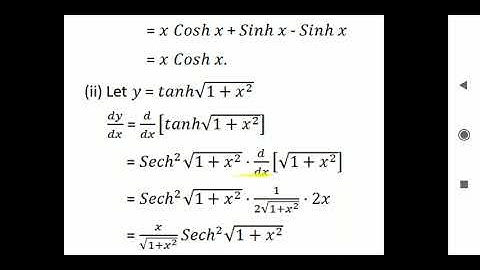 Derivative and Antiderivative of Hyperbolic Functions|2nd SEM UG|UOC|Complimentary Mathematics