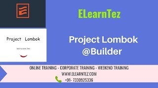 Project Lombok @Builder