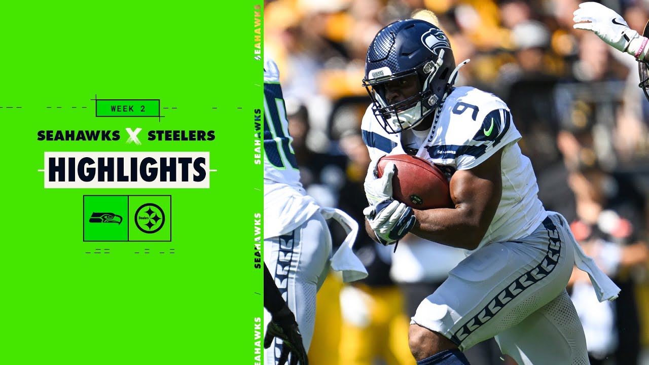 Kenneth Walker III's Best Runs From 105-Yard Game Against The Steelers | 2025 Week 2