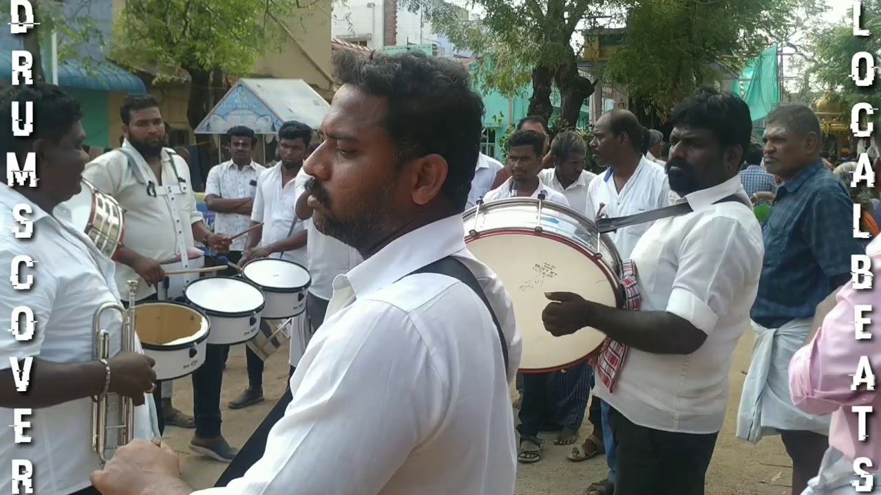 Enga Veetu Kuthu Vilakku Song Covered By Drums Bharat Music Band Set