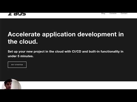 Setup your Cloud Application in under 5 minutes using BOS Framework