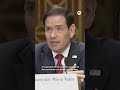 Marco Rubio hyllar Sveriges försvarsindustri