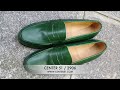 Vidéo: Mocassin Center 51 2906 Dan cuir vert