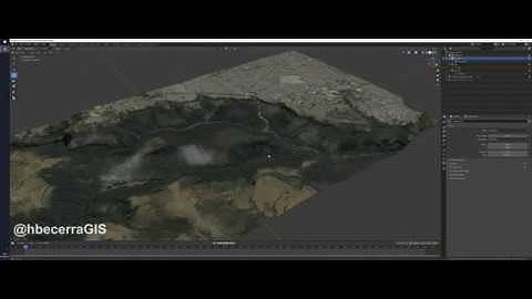 Blender GIS & Rendering maps