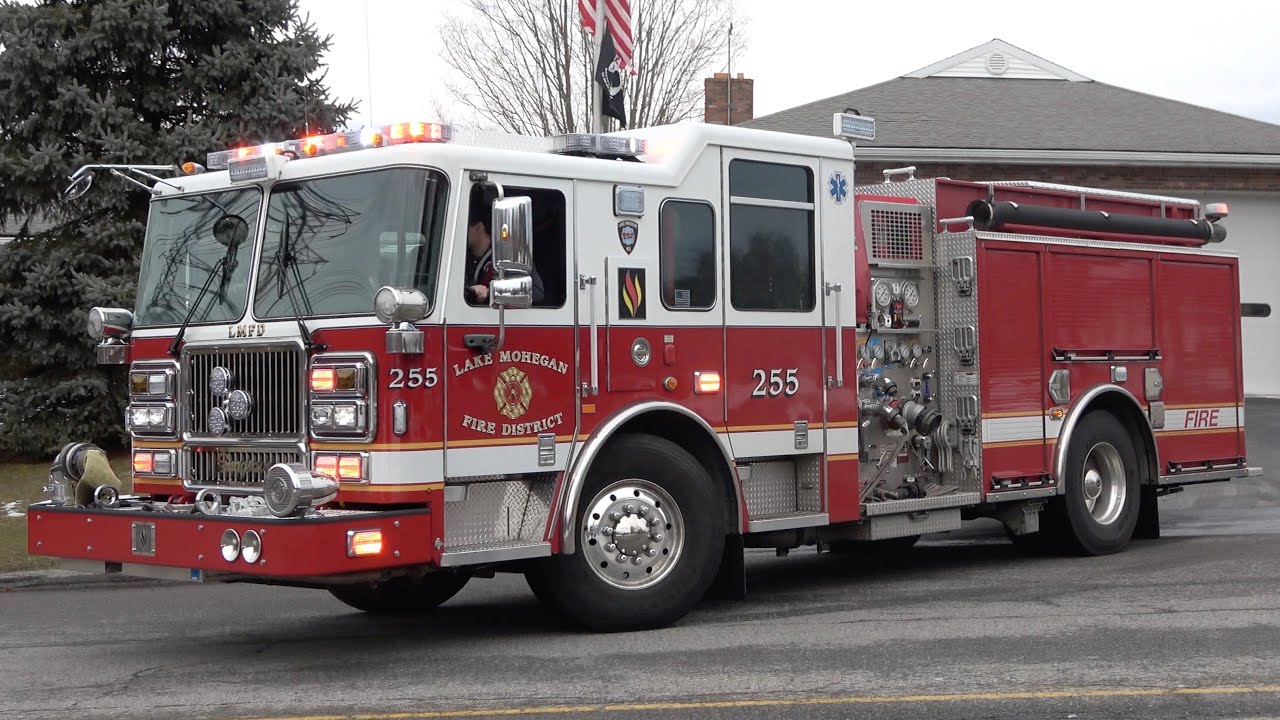 Lake Mohegan FD Engine 255 Responding YouTube