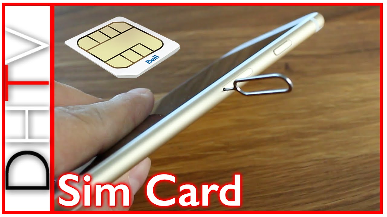 How To Insert Remove Sim Card From Iphone 6s And Iphone 6s Plus Youtube