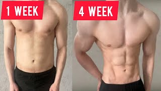 Change Your Body in 4 WEEKS! (Exercises at Home)