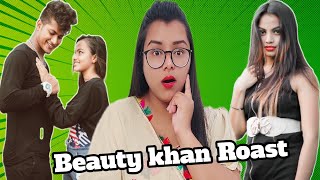 Beauty khan ki Aukaat Roasted by Baba ki Queen | Female Carryminati