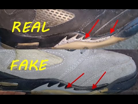 how to know if jordan 5 are fake