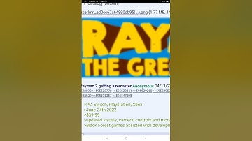 Rayman 2 remaster leak