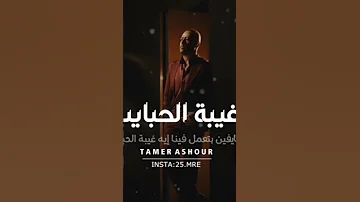 تامر عاشور سايب علامه وسيره حلوه على اللسان غيبة الحبايب 