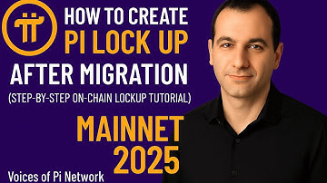 Pi Updates🗣️🔒 How To Create Pi Lock Up After Migration | On-Chain Lockup Step-By-Step 2025 Guide#pi