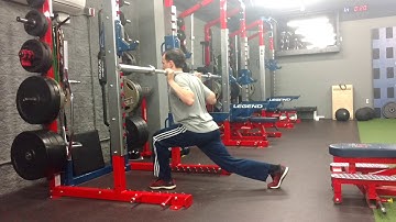 Oscillating Isometric Split Squat