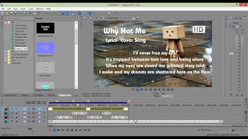 How to make Lyric Video with Sony Vegas by Khmer  Knowledge
