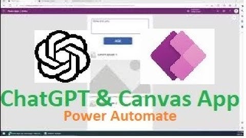 [DEMO] Canvas App& Power Automate & ChatGPT
