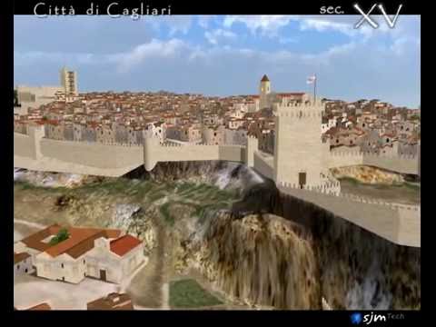 City of Cagliari - 3D reconstruction - Sec. XV