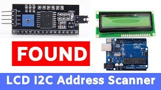 How to Find I2C LCD Address Arduino UNO Tutorial