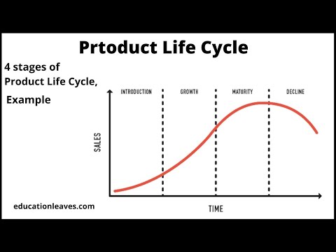 Video: Wat zijn de 4 fasen van een productlevenscyclus?