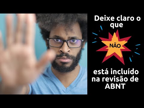 Vídeo: O que está incluído na revisão?