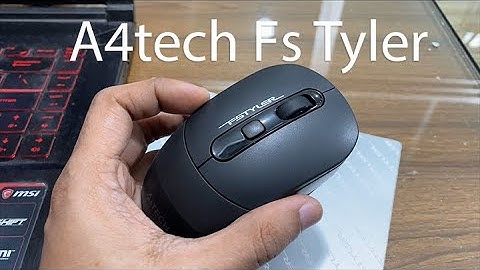 চার্জে চলবে মাউস - A4tech FS Tyler FB10C - Review & Unboxing - Rechargeable Bluetooth  & 2.4G mouse