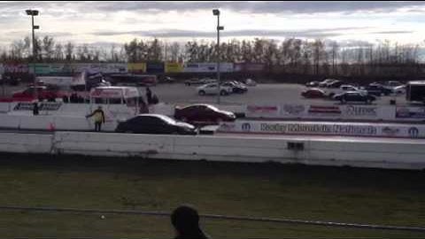 mazdaspeed 6 vs cobalt ss/tc 1/4mile (outside view)