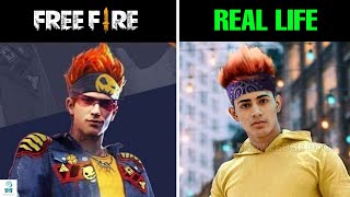 10 Garena Free Fire के Characters जो असल ज़िन्दगी में मौजूद हैं | Freefire Characters In Real Life