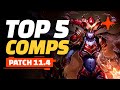 Top 5 TFT Comps - Teamfight Tactics Patch 11.4 Guide