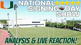 LIVE! Miami Hurricanes National Signing Day Show | Believe The Hype | Reaction & Analysis