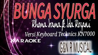 Karaoke Bunga Syurga Rock Dut - Rhoma Irama Cover Versi Keyboard Technics SX KN7000