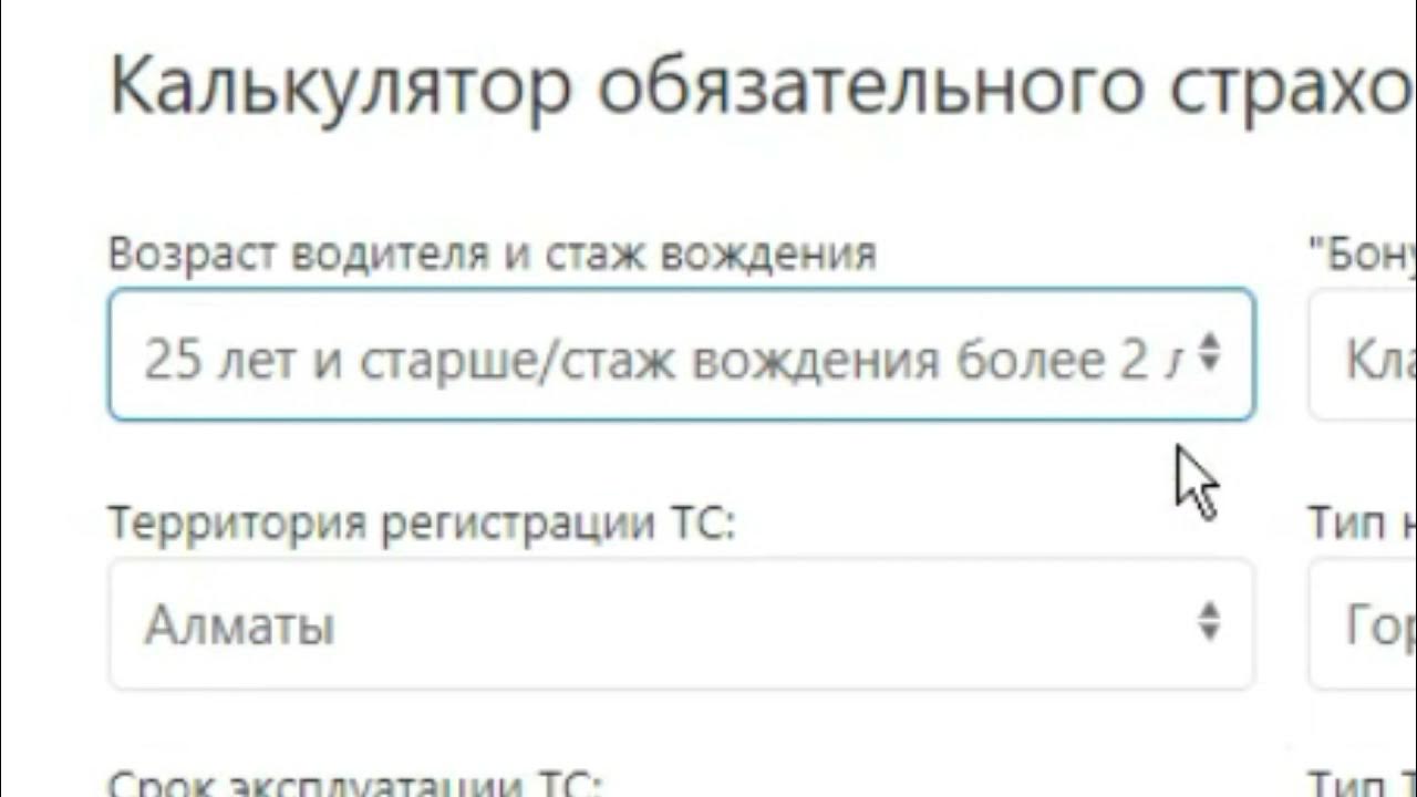 Калькулятор расчёта стоимости полиса - Как правильно рассчитать .