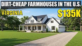 13 Dirt-Cheap Virginia Farmhouses With Acreage Under $200k - Move in Ready