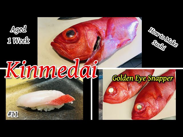 Kinmedai (Golden Eye Snapper) from Japan