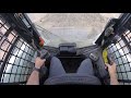 How to drive  operate bobcat skid steer pov asmr