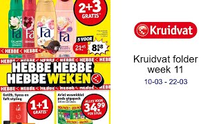 Kruidvat folder week 11 10-03 - 22-03