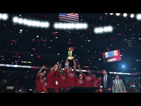 NBA 2K18 Miami Heat Championship Celebration