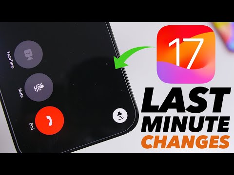 iOS 17 - Last Minute Changes !
