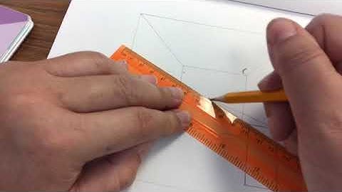 One Point Perspective Drawing Lesson 3 Cabinet