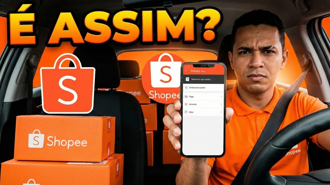 COMO funciona as ENTREGAS Shopee NA PRÁTICA - YouTube