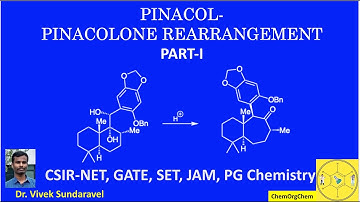 PINACOL-PINACOLONE REARRANGEMENT Part-I #csirnet #gateexam #jamchemistry #jeeadvanced #setexam