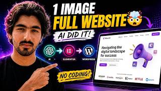 I Gave AI a Website Screenshot… It Built the Entire WordPress Site 🤯 | ChatGPT Codex Elementor