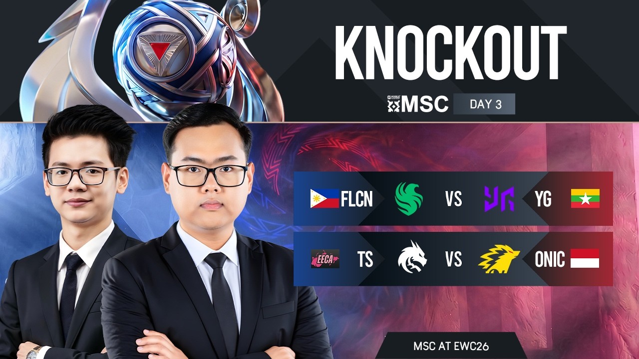 [Official Restream] MLBB MSC at EWC 2026 | KnockOut Day 3 | 🇲🇲LIVE🔴