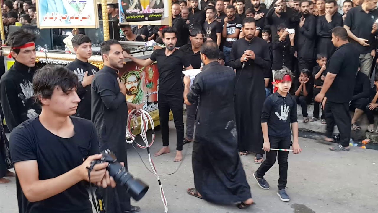 موكب سفير الحسين عليه السلام  ذي قار قلعة سكر والرادودين ملا عقيل القلعاوي وملا حسام الخفاجي