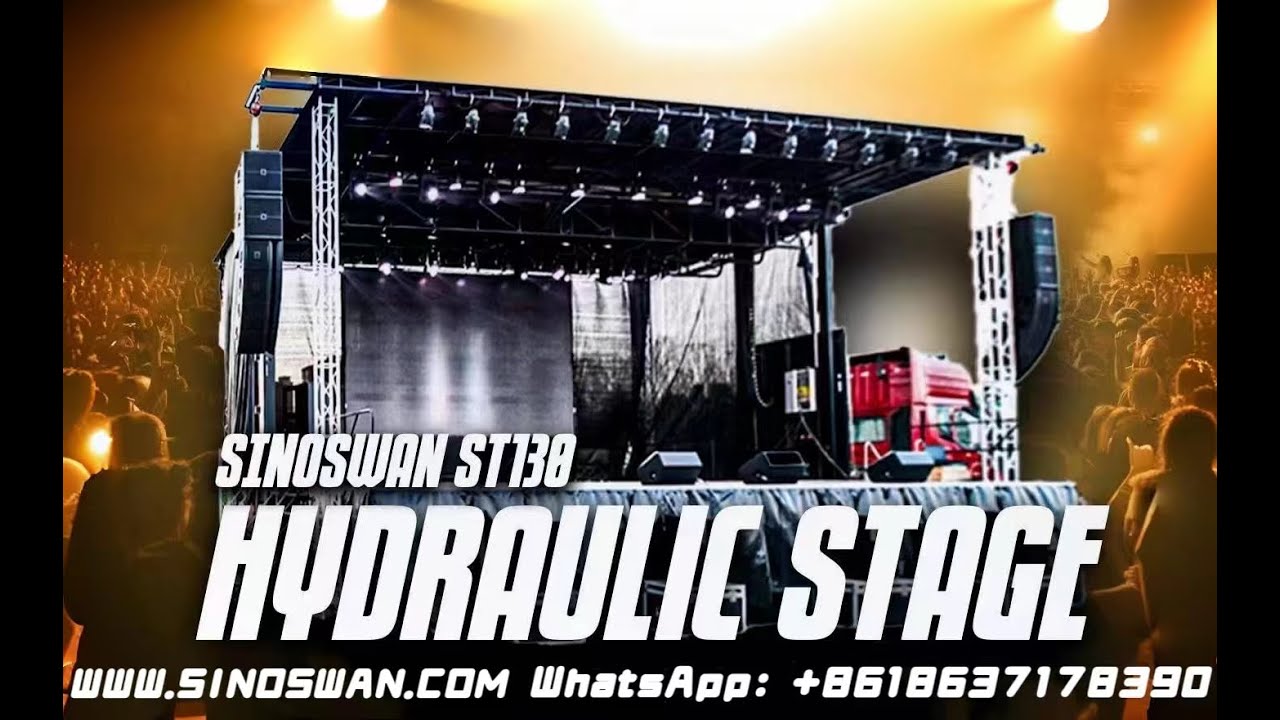 The Ultimate Choice: SINOSWAN ST130 Mobile Stage, Setting a New Standard  for Outdoor Events