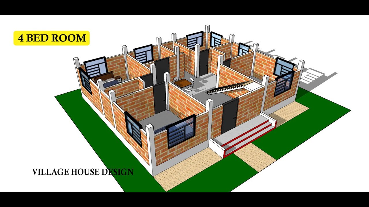 House Plan Ii 4 Bhk