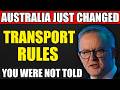 WARNING! Australia Quietly Changed Transport Rules… No One Was Told 😳🇦🇺