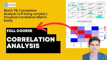 Batch 78: Correlation Analysis in R Using corrplot | Visualize Correlation Matrix Easily