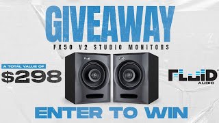 Enter to win a pair of Fluid Audio FX50 V2 Studio Monitors at Front End Audio!