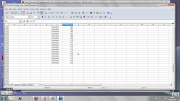 Random Number Generation using Open Office Calc