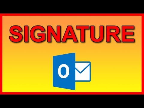 How to add a signature in Outlook 2016 - Tutorial