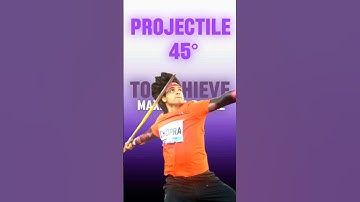 Neeraj Chopra and Projectile Motion #iit #jeemains #physics